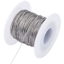 304 Stainless Steel Wire Round 0.6 mm 22 Gauge 50 m Set