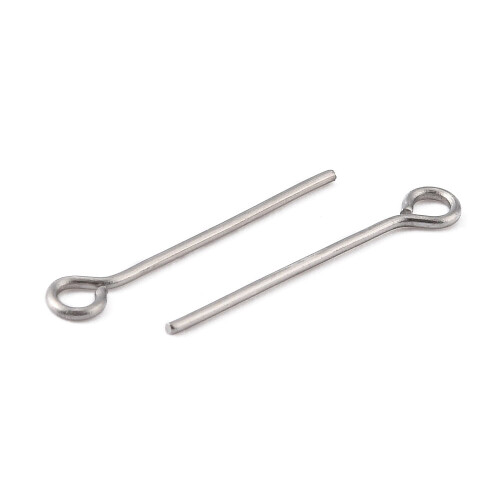 304Rustfrit stål øjestift20Gauge22x0,8mm hul2mm