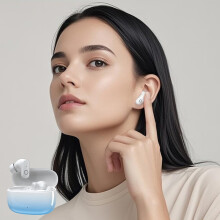 Auriculares Bluetooth 5.4 con estuche de pantalla digital, cancelación activa de ruido (ANC), 75H