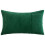Corduroy kussensloop groen 12x20 inch met ritssluiting 1