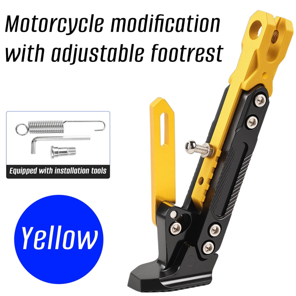 Motorcycle Kickstand Aluminum Alloy Adjustable Height 919886599419