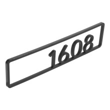 LEORX Black House Numbers Sign for Wooden Doors and
