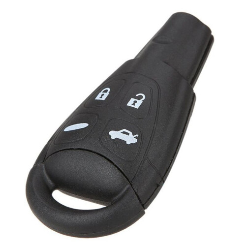 2X Replacement 4 Buttons Keyless Entry Remote Car Key Fob Shell Case Cover and Button Pad with Insert Blade 2
