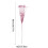 Pink Christmas Tree Branch Extensions Plastic 26.8x3.9x1.6 3