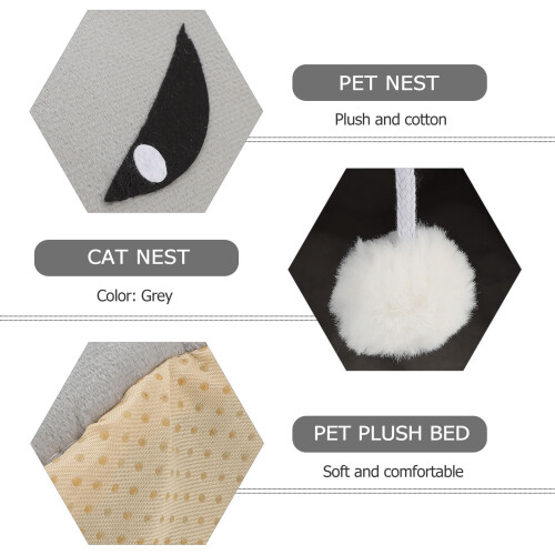 Hundebett im Hai-Stil (1 Set) 2