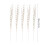Christmas Tree Pendants Silver Lollipop Balls 5 pcs 3