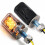 Motorcycle LED Turn Signal Pair Black 6