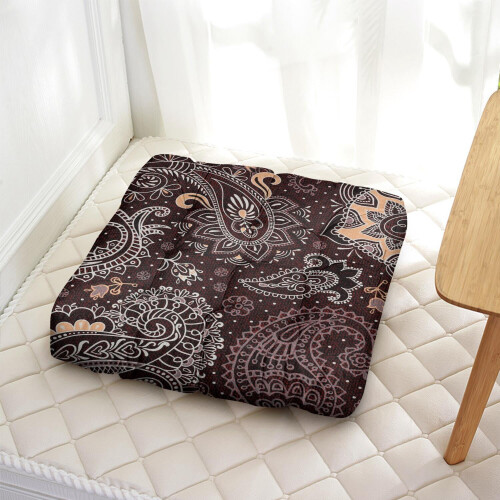 Mata do medytacji boho, wzór paisley, 22x22 cale 1