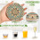 Mandala Boho onderzetters set van 6 stuks met houder 3