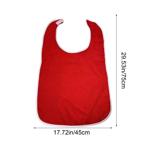 Hagesmæk til voksne, vandtæt, pletafvisende, rød polyester 2