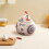 Ceramic Salt Cellar with Lid and Spoon 400ml 5