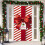 Painel de Natal para Porta com Laço Vermelho 35,478,7 polegadas 3