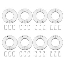 8Pcs Upgrade Metal Wheel Weight Op Tire Counterweight for Wpl Rc Car B14 B16 B24 B36 B14K B24K C14K Increase Balance