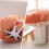 MUSEYA Mushroom Pehmo tyyny 1 kpl 7