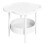 Bedside Table White 2-Tier with Removable Tray 1