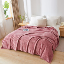 Omkeerbare fleece deken, zacht en geborduurd, 40x60 inch