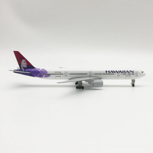 Hawaii B777 Airplane Model Retro Design with Movable Wheels 2