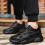Schwarze, lässige Dad-Sneaker, Größe 43 1