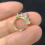 Titanium neusring met micro-zirkonia steentjes 7