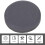 Un outil d'affûtage de couteau rond noir à double face 6