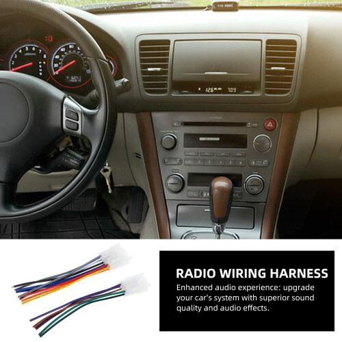 Car Audio Radio Wiring Harness Stereo Accessory Plastic 1