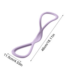 Figure 8 Resistance Band 25LB Silicone with Non-Slip Handles
