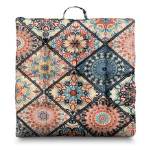 Meditationskissen Boho-Samt 56 x 56 cm