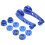 Autoraamslingerset van aluminium, universeel, blauw 1