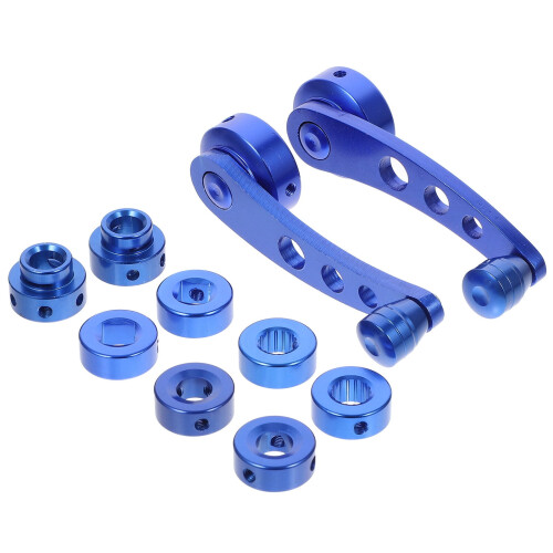 Autoraamslingerset van aluminium, universeel, blauw
