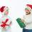 Santa Hat Embroidered Personalized Red Polyester Adult Size 4