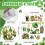 St. Patricks Day rub-on transfers 12 stk. 14x14 cm 2