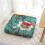 Poduszka do medytacji Paisley Boho Square22x22 7