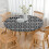 Elastischer Saum, wasserdichte Boho-Tischdecke aus Oxford-Gewebe, 45-52 2