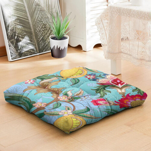 Paisley Διαλογιστικό Στρώμα Boho Τετράγωνο Μαξιλάρι 22x22 ιντσών 2