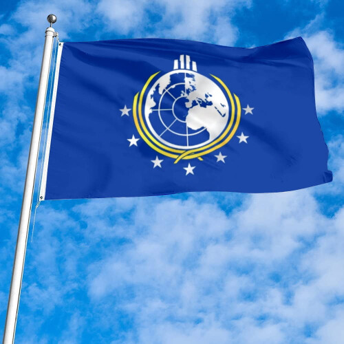 Super Earth Flag Banner Double-Sided 12x18 Inch 2