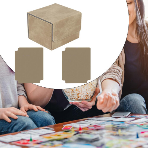 Kortspilæske Brun Gitterdesign 1-pak 1