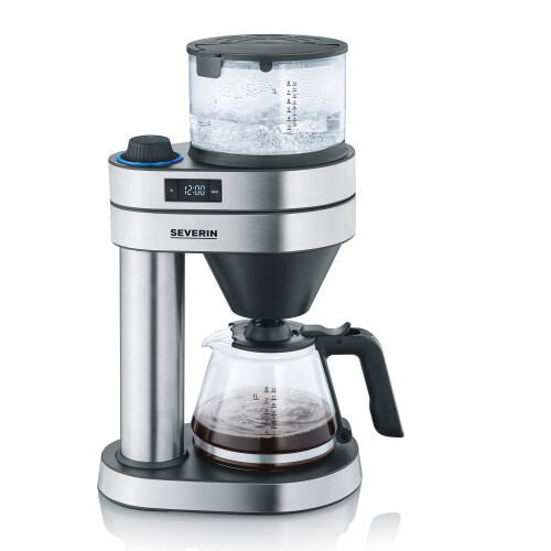 Cafetière, capacité de 12 tasses, acier inoxydable 1
