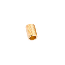 Brass Running Nipple Fitting 25mm G3/4 Thread Gold (6x30)