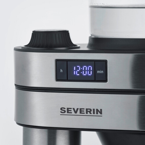 Cafetière, capacité de 12 tasses, acier inoxydable 2