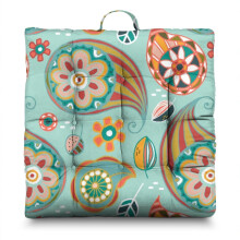 Paisley Meditationskudde Fyrkantig Boho 22x22