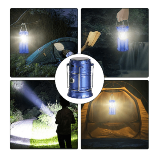 USB-Solar-aufladbare LED-Laterne für Camping 2