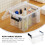 Opbergdozen met deksels, 5 stuks mini plastic opbergbakken 5