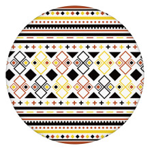 Boho tafelkleed van waterdichte Oxford-stof met elastische zoom (45-52 inch)