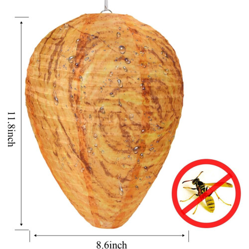 Wasp Nest Decoy Outdoor Waterproof Orange 6 Pack 1