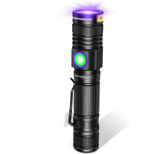 Latarka UV395nm z ładowaniem USB, przenośna, czarna lampa