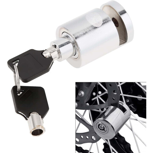 Motorcycle Disc Brake Lock Portable Quick-Lock with Keys
