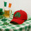 Shamrock Baseball Cap Adjustable Irish Hat with Clover Print 3