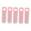 Supvox draagbare wimperkruller (roze plastic) 5-pack 7