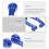 Autoraamslingerset van aluminium, universeel, blauw 4