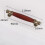 Wooden Cabinet Knobs Bronze Rosewood 2 pcs 96 mm 2